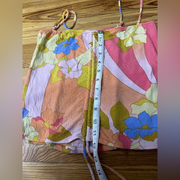 Billabong Floral Cinch Tie Tank Top - Picture 8 of 13